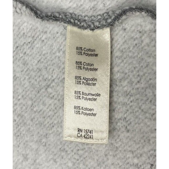 PJ Salvage Lounge Sweatshirt Womens Medium Long-Sleeve Gray Stretch Embellished - Picture 4 of 8